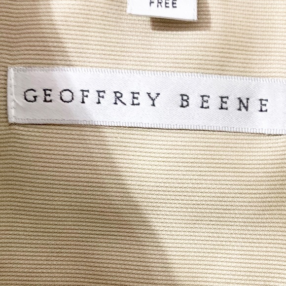 Geoffrey Beene Button Front Point Collar Dress Shirt Button Cuffs Shirt Tail Hem - Picture 6 of 9